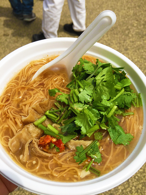 台湾の食文化の代表の麺線